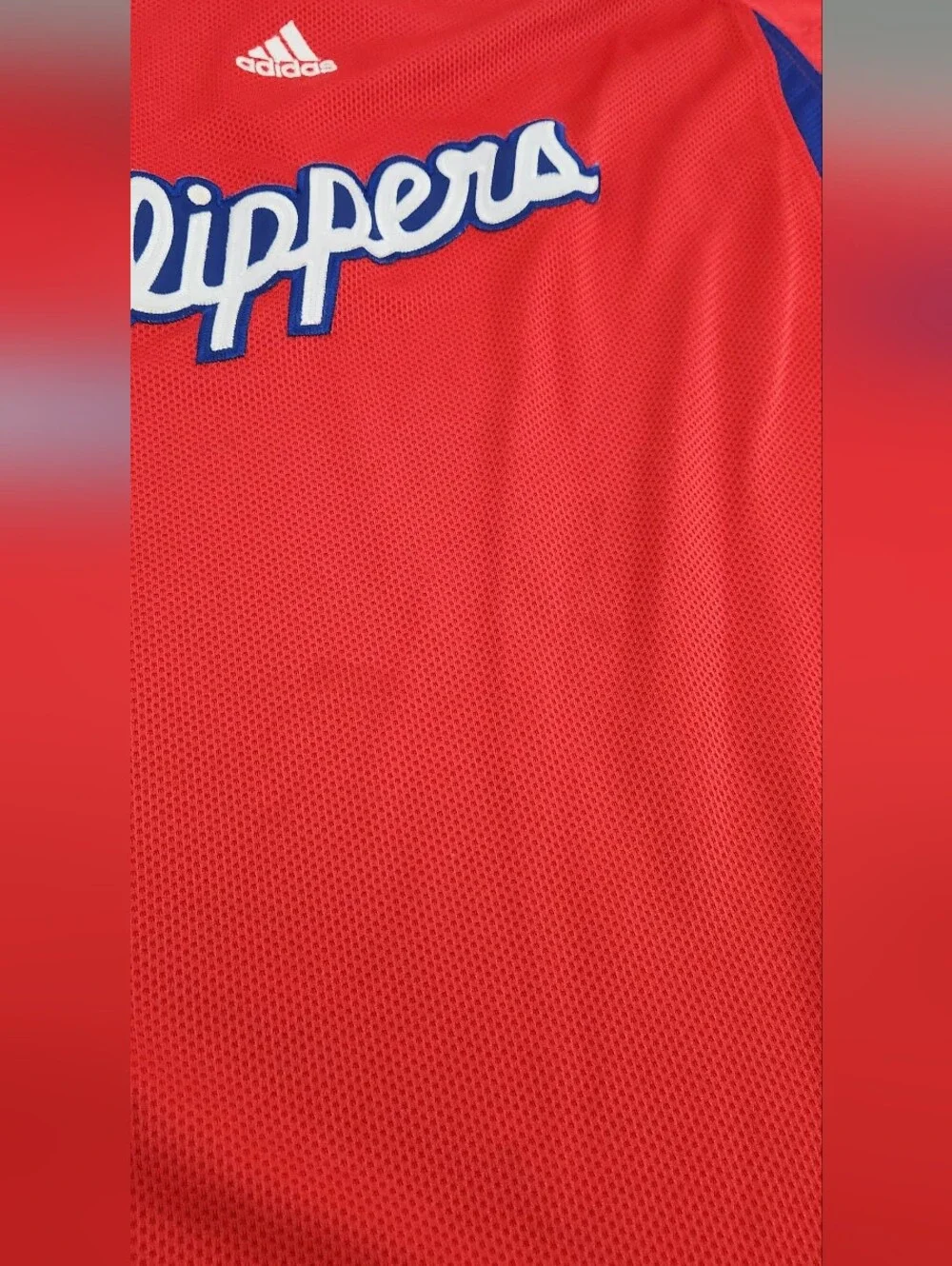 adidas × Los Angeles Clippers NBA Warm Up Long Sleeve Shirt. 2XL Tall